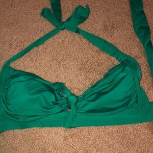 Green bikini top